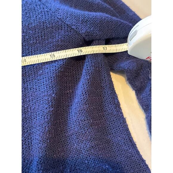 Laila Jayde L thin blue sweater 3/4 sleeve - Picture 4 of 4